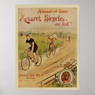 1896 monboogfietsen en kunstvoorwerpen, Poster