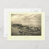  1896 Monhegan Island Print Briefkaart (Voorkant / Achterkant)