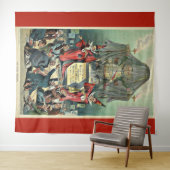 1896 Punch cartoon 'The Great Unknown' Wandkleed (In Situ (horizontaal))