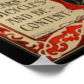 1896 Stearns-fietser en kunstwerk Poster (Hoek)