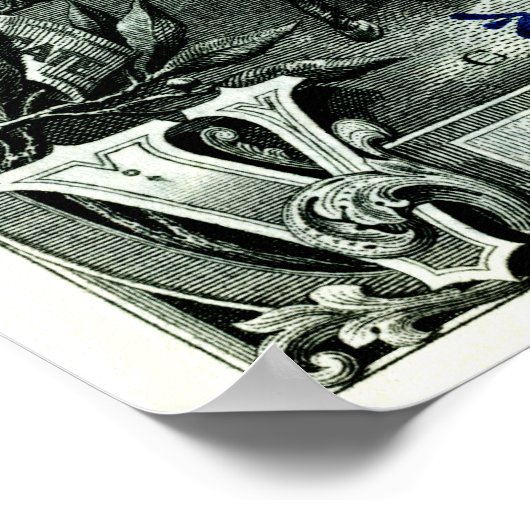 1896 US Five Dollar Silver Certificate Poster (Hoek)