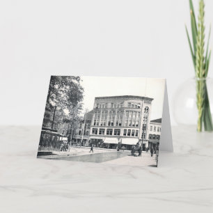 1897 Bennett Block Wilkes Barre Pa.  Wenskaart Kaart