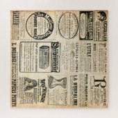 1897 Franse krantenadvertentie Legpuzzel (Horizontaal)