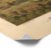 1897 Nashville, TN Centennial Expo Panoramic Map Poster (Hoek)