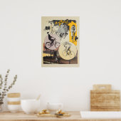 1898  fiets Feininger and Art Poster (Keuken)