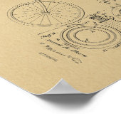 1898 luchtfietspataderafdrukken poster (Hoek)