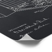 1898 Pliage Caméra Brevet Art Dessin Impression (Coin)