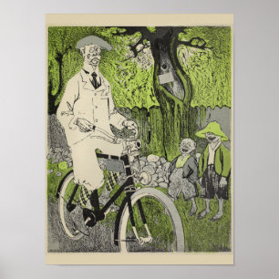 1898  Poster voor fietsen en kunstwerken