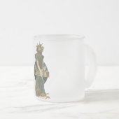 1898) tasses en verre givré d'Alphonse Mucha Medee (Devant droit)