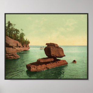 1898 The Sphinx, Apostle Islands, Lake Superior Poster