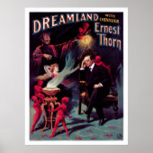 1899 Ernest Thorn  Magicisch Poster teruggezet (Voorkant)