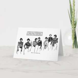 1899 Kerstmis-Modes van de Parijse kaart