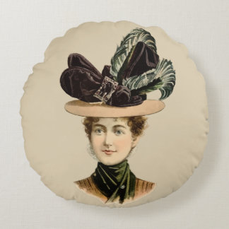 1899 Pet voor dames #7 (Victoriaans tijdperk) Rond Kussen