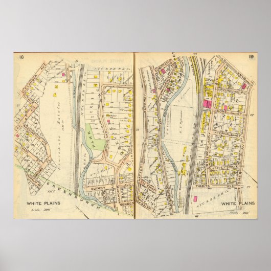 18-19 Witte vlekken Poster (Voorkant)