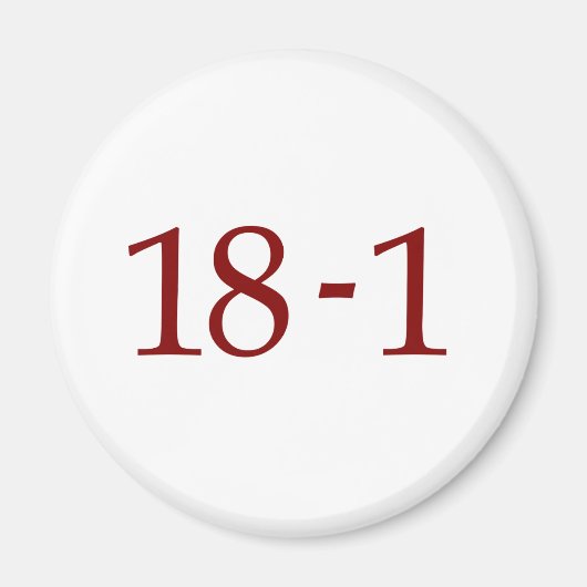 18-1 MAGNEET (Voorkant)