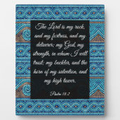 18:2-psalm fotoplaat (Voorkant)