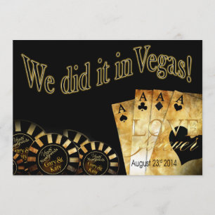 18:30 Gary & Katy Las Vegas Deluxe Trouwen Kaart