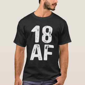 18 AF 18e verjaardag 2003  daags T-shirt voor Man