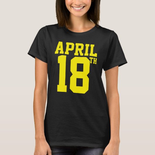 18 april shirt (Voorkant)