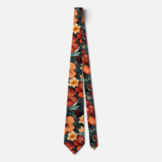 #18 Bloemen patroon Stropdas