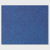 18 Blue Glitter Print Cadeaupapier (Vlak)