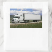 18 Camion de transport de roues sur un autocollant (Sac)