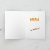 #18 de Giraffe wordt goed Kaart (Binnen)