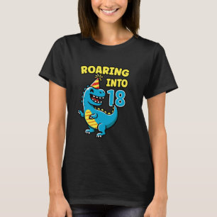 18 Dino 18e verjaardagsfeest 18 jaar T-shirt