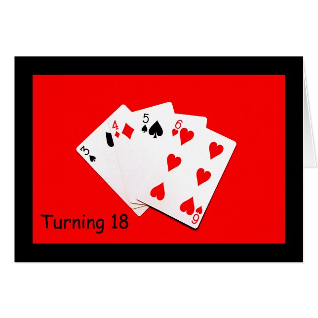 18 draaien is een grote deal! (Voorkant Horizontaal)