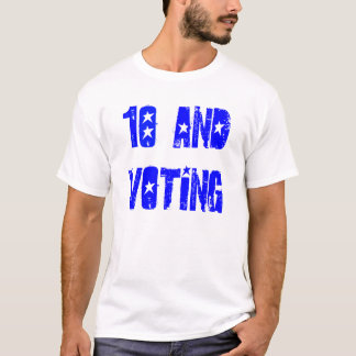 18 en stemming t-shirt