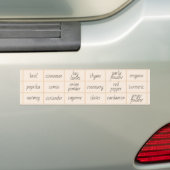 18 Étiquettes personnalisables Sticker à épices de (En voiture)