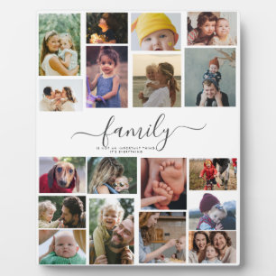 18 Foto Collage Cute Family Love Memory Fotoplaat
