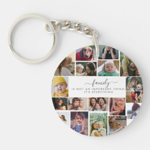 18 Foto Collage Cute Family Love Memory Sleutelhanger