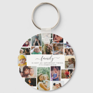 18 Foto Collage Cute Family Love Memory Sleutelhanger