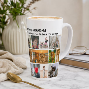 18 foto collage en gepersonaliseerde tekst foto ca latte mok