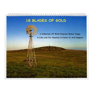 18 gouden messen - Collectie van windmolens Kalender