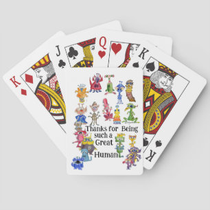 18 Grappige Cartoon Buitenaardse Wezens Drukken Da Pokerkaarten