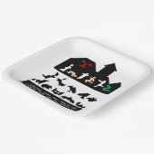 18 Halloween Tangram Afbeeldingen Papieren Bordje (Gebogen)