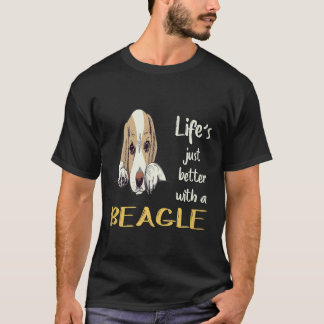 18 Het leven is gewoon beter met een Beagle T-shirt