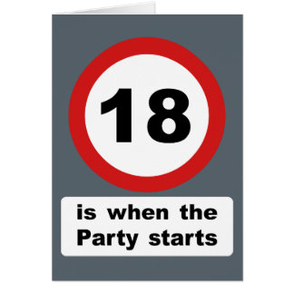 18 is wanneer de Partij begint
