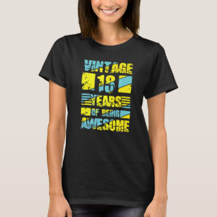 18 jaar 18e verjaardag 4 t-shirt