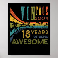 18 jaar 2004 18e verjaardag