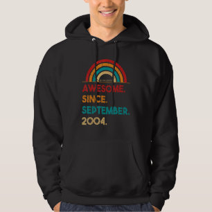 18 jaar Geweldige sinds september 2004 18e herfst. Hoodie