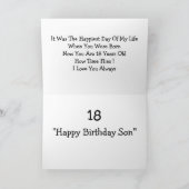 18 jaar Kaart (Binnen)