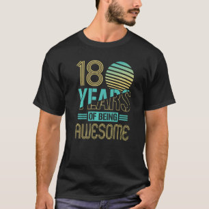 18 jaar oud 18e verjaardag 16 t-shirt