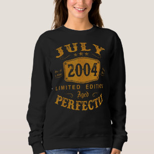 18 jaar oud juli 2004 18e verjaardag trui