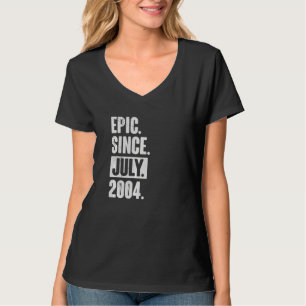 18 jaar oude 18e verjaardag epic sinds juli 2004 t-shirt