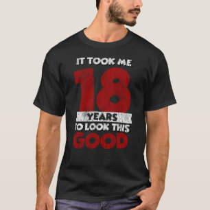 18 jaar oude dag nam me er goed uitzien 18e verjaa t-shirt