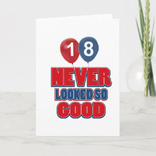 18 jaar oude design kaart