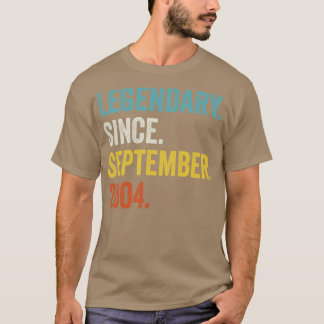18 jaar oude legendaris sinds september 2004 18e e t-shirt